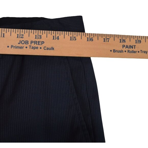 Theory Malcolm Pinstripe Suit Pants Size 31 100% Virgin Wool Slim Tailored Fit - Picture 8 of 13